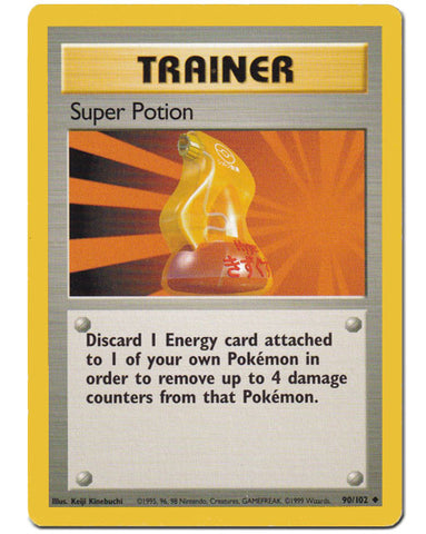 Super Potion Base Set Card #90/102 Pokemon Trading Card