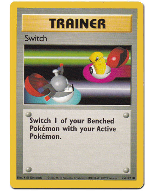 Switch Base Set Card #95/102 Pokemon Trading Card