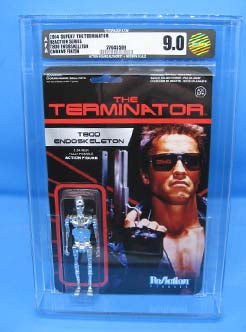 T800 Endoskeleton Chrome Finish The Terminator Reaction Funko Graded Carded Action Figure