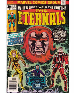The Eternals Issue 5 Marvel Comics Back Issues 071486023340