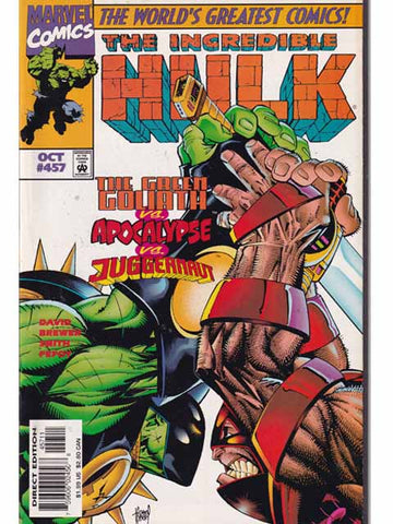 The Incredible Hulk Issue 457 Marvel Comics Back Issues 759606024568