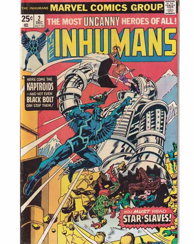 The Inhumans Issue 2 Marvel Comics Back Issues 071486021100