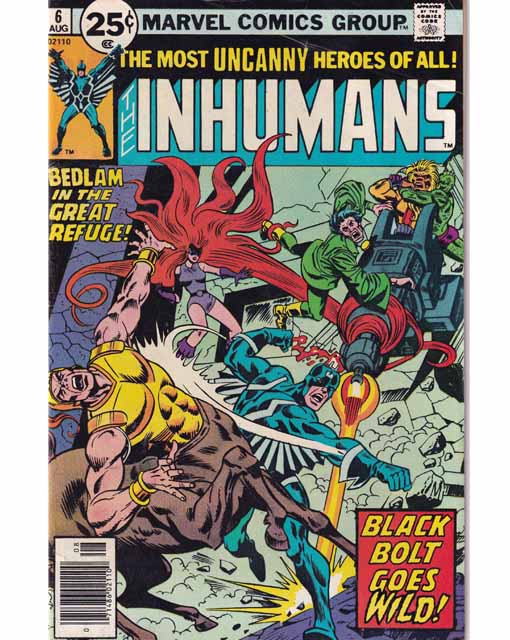 The Inhumans Issue 6 Marvel Comics Back Issues 071486021100