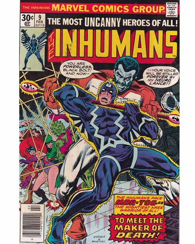 The Inhumans Issue 9 Marvel Comics Back Issues 071486021100