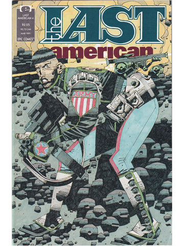 The Last American Issue 4 Epic Comics Back Issues