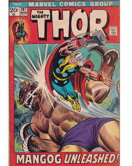 The Mighty Thor Issue 197 Marvel Comics Back Issues