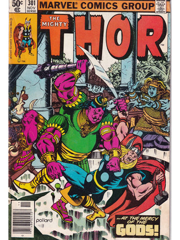 The Mighty Thor Issue 301 Marvel Comics Back Issues