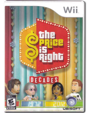 The Price Is Right Decades Nintendo Wii Video Game