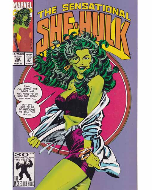 The Sensational She-Hulk Issue 43 Marvel Comics 
