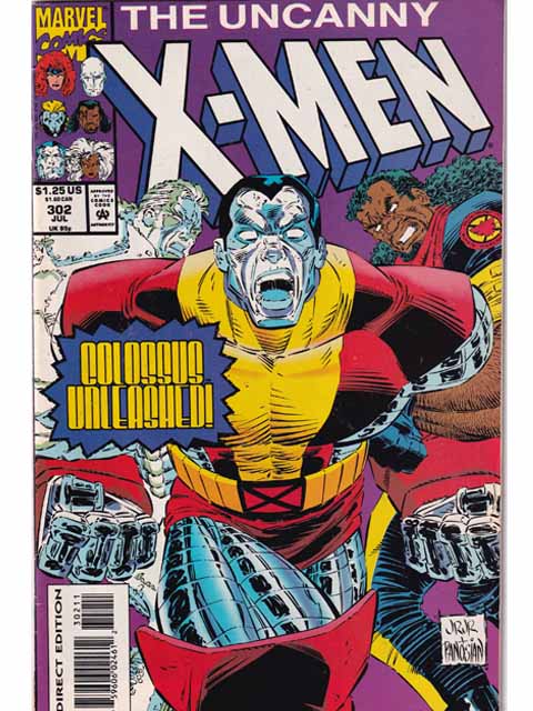 The Uncanny X-Men Issue 302 Marvel Comics Back Issues 759606024612