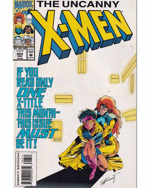 The Uncanny X-Men Issue 303 Marvel Comics Back Issues 759606024612