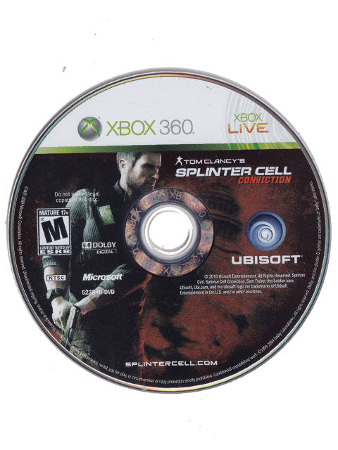 Tom Clancy's Splinter Cell Conviction Loose Xbox 360 Video Game