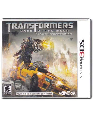 Transformers Dark Of The Moon Stealth Force Edition Nintendo 3DS Video Game