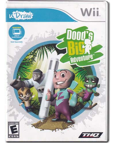 U Draw Dood's Big Adventure Nintendo Wii Video Game 785138303710