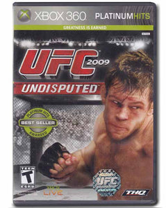 UFC Undisputed 2009 Platinum Hits Edition Xbox 360 Video Game 752919550489