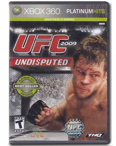 UFC Undisputed 2009 Platinum Hits Edition Xbox 360 Video Game 752919550489