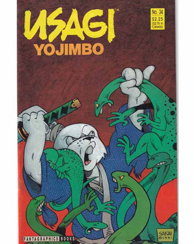 Usagi Yojimbo Issue 34 Fantagraphics Comics Back Issues