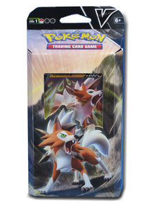 V Battle Deck With Lycanroc V Pokemon Trading Cards 820650809323