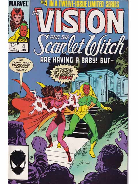 The Vision And The Scarlet Witch Issue 4 Of 12 Marvel Comics Back Issues