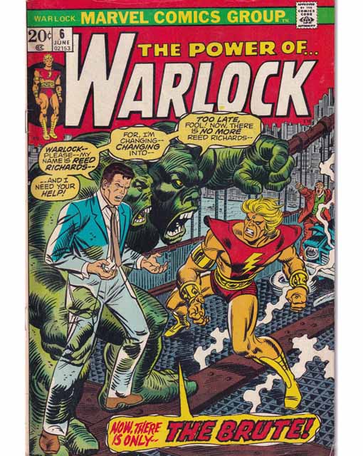 Warlock Issue 6 Vol 1 Marvel Comics