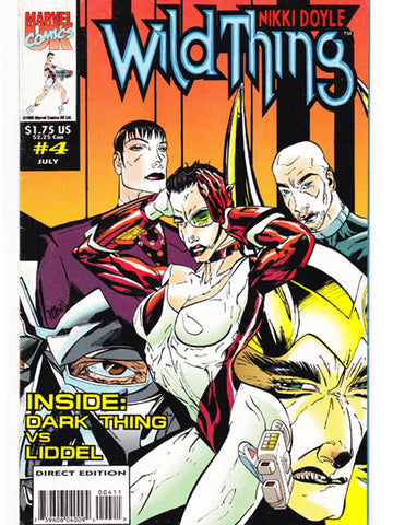 Wild Thing Issue 4 Marvel Comics Back Issues