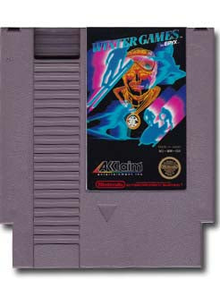 Winter Games Nintendo Entertainment System NES Video Game Cartridge