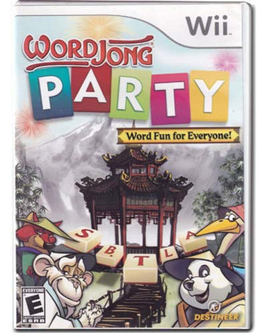 Wordjong Party Nintendo Wii Video Game 828068212094