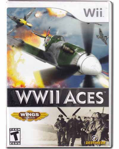 WWII Aces Nintendo Wii Video Game 828068211561