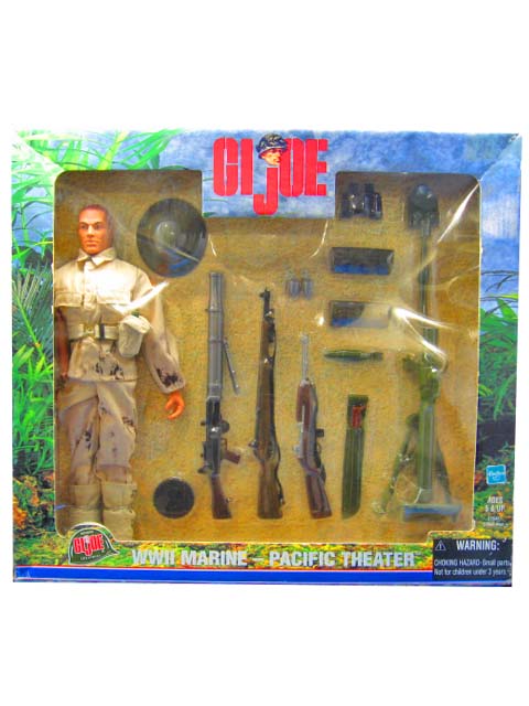 G.I.Joe WWII Marine Pacific Theater Carded Action Figure  076930576427