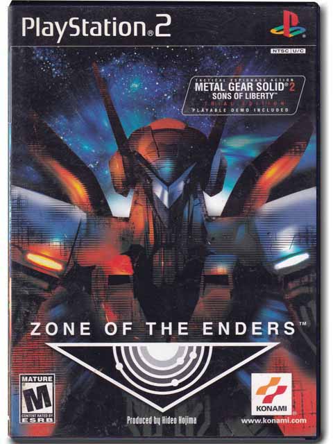 Zone Of The Enders PlayStation 2 Video Game 083717200161