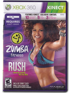 Zumba Fitness Rush Xbox 360 Video Game 096427017578